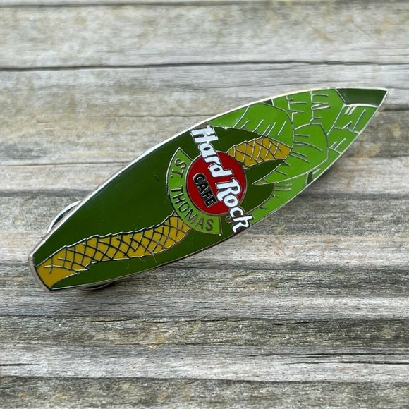 Hard Rock Cafe Pins St, Thomas Green Skate Board Pins - Picture 10 of 10